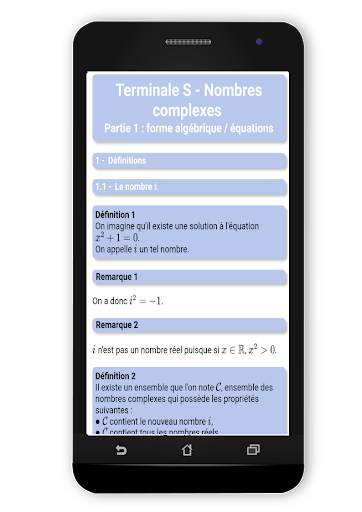 Maths TS : Complexes 1 screenshot 1
