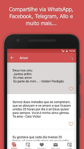 Mensagens Prontas, frases, status e legendas screenshot 3