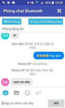 Phòng chat Bluetooth screenshot 3