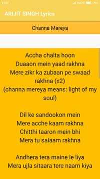 Arijit Singh Songs Lyrics screenshot 3