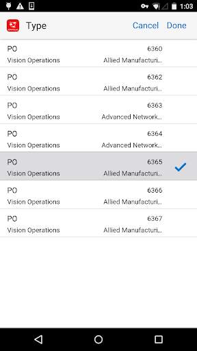 Mobile Supply Chain for EBS screenshot 2