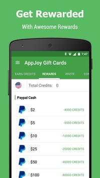 AppJoy Gift Cards screenshot 3