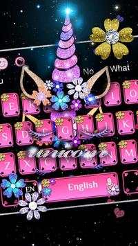 Pink Unicorn Keyboard screenshot 2