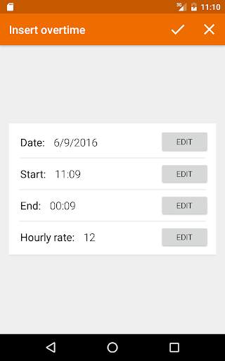 Overtime calculation 9 تصوير الشاشة
