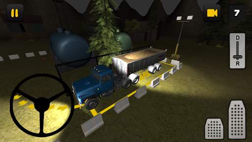 Sand Transport Truck 3D: Night screenshot 2