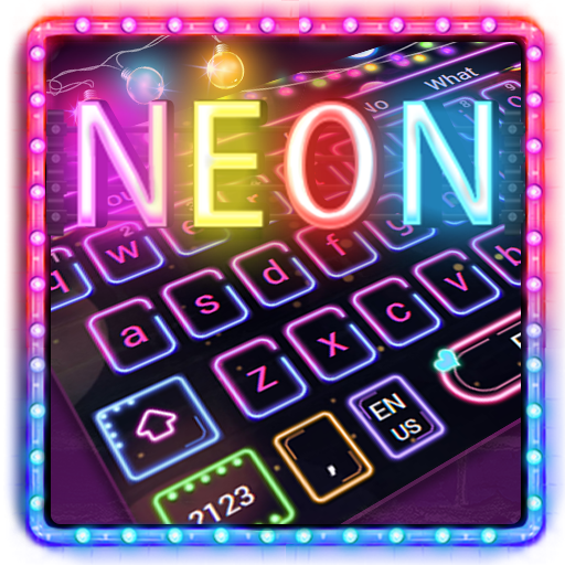 Sparkling Neon Lights Keyboard icon