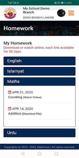 MySchool (SCMS) screenshot 5