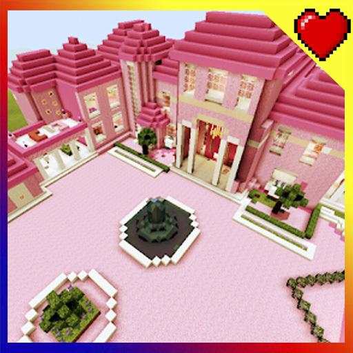 Pink house for minecraft v2.1