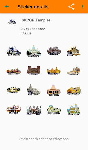 Hare Krishna Stickers for What screenshot 6