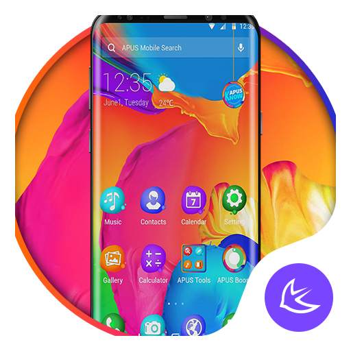 Wonderful Color APUS Launcher theme 83.0.1001