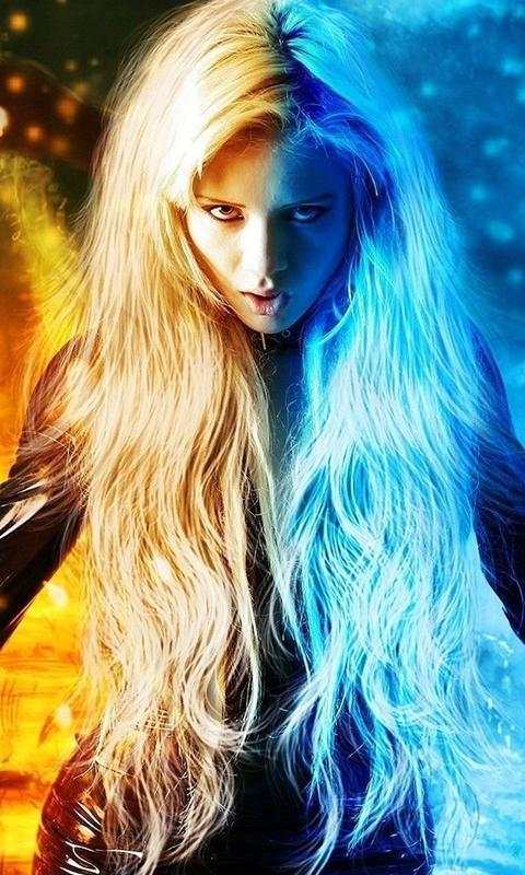 Fire And Ice Live Wallpaper (Backgrounds & Themes) screenshot 1