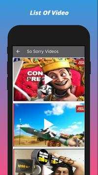 So Sorry Funny Videos screenshot 2