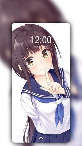 Anime Girl Live Wallpaper - Auto Change Wallpaper screenshot 7