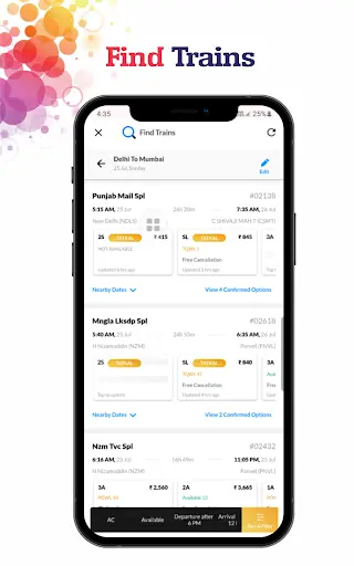 Indian Rail IRCTC, PNR App screenshot 3