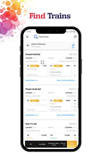 Indian Rail IRCTC, PNR App скриншот 3