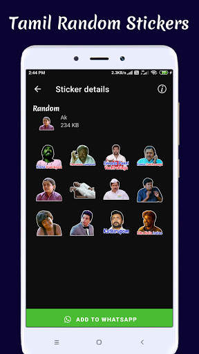Santhanam Stickers for  WhatsApp (Tamil Stickers) screenshot 4
