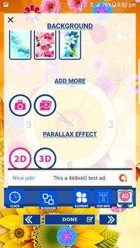 Floral Clocks - 3D Live Wallpapers screenshot 8