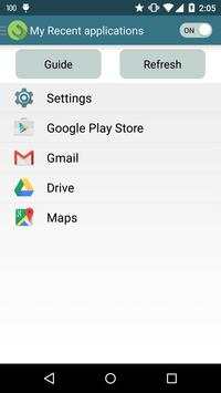 Swipe Recent Apps скриншот 1