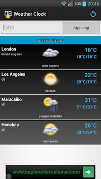 Weather Clock widget screenshot 2