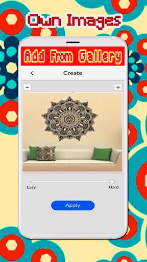 Mandala Pixel Art. Coloring by number. screenshot 7