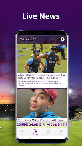 Cricket 247- Fastest Cricket Live Line, Fast IPL स्क्रीनशॉट 6