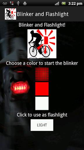 Blinker and flashlight screenshot 1
