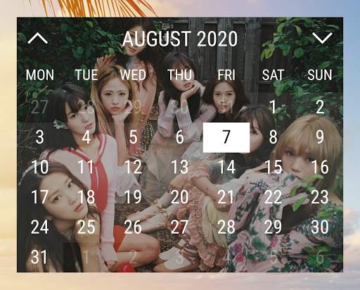 OH MY GIRL Calendar Widget screenshot 4