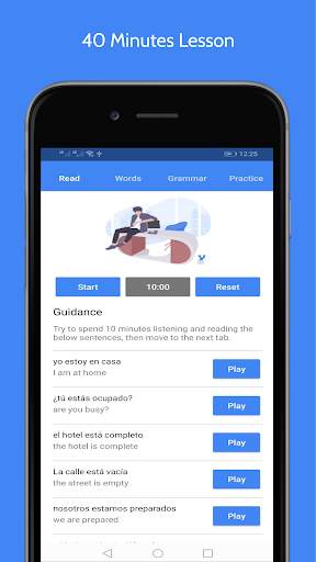 Learn Spanish Offline screenshot 2