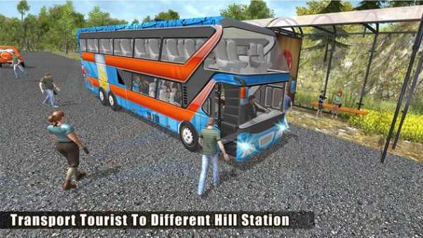 Offroad Bus Simulator 2017:Tourist Coach Bus Drive screenshot 7