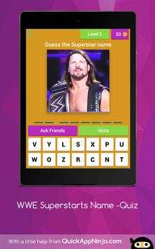WWE Superstars Name -Quiz screenshot 9