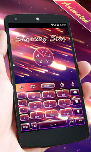Shooting Star GO Keyboard Animated Theme screenshot 5