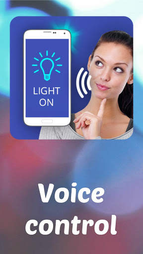 Flashlight voice control screenshot 1
