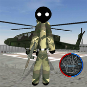 Stickman US Army Stickman Rope Hero counter icon