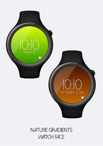 Nature Gradients Watch Face screenshot 6
