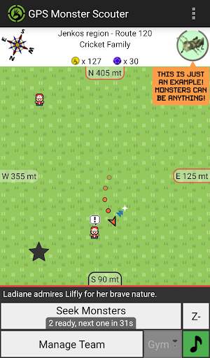 GPS Monster Scouter screenshot 1