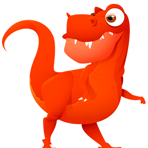 City Attack Dinosaur Game T-Rex vs Brachiosaurus icon
