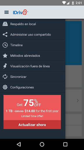 IDrive Online Backup screenshot 2