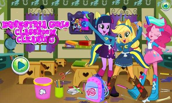 Equestria Girls Classroom Cleaning screenshot 1
