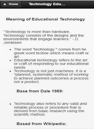 Technology Education скриншот 2