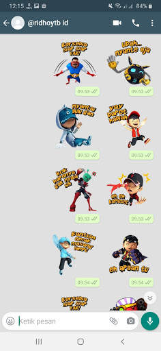 Stiker WA Boboiboy For WAStickerApps screenshot 7