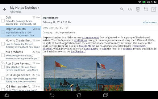 My Notes screenshot 12