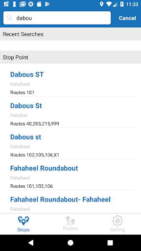 Kuwait Bus - routes, transit, stops and maps screenshot 3