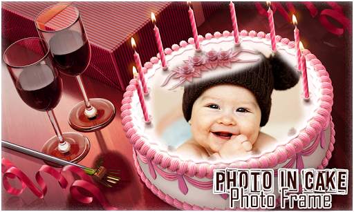 Birthday Cake photo frame скриншот 2
