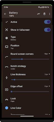 PowerLine: Status Bar meters screenshot 3