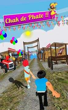 Angry Jatt Run - Subway Game Endless Running screenshot 4