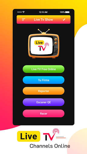 Live TV All Channels Free Online Guide 1 تصوير الشاشة