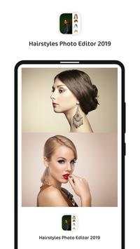 Hairstyles Photo Editor 2019 screenshot 1