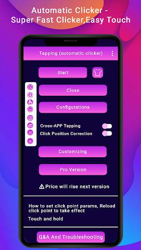 Automatic Clicker - Super Fast Clicker, Easy Touch screenshot 1