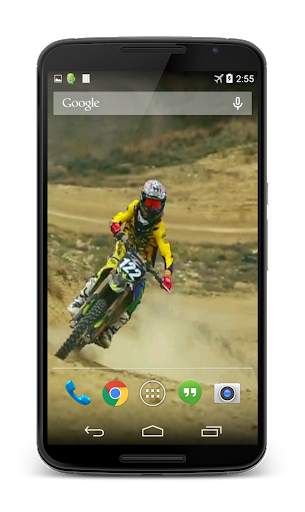 Moto Racing Live Wallpaper screenshot 2