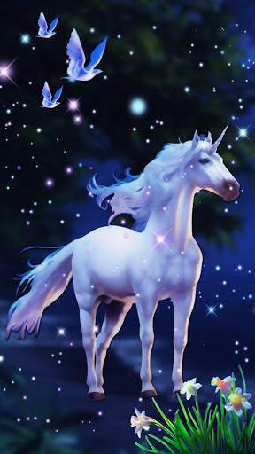 Lovely Unicorn APUS Live Wallpaper screenshot 3